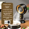 Desktop Range Hood Portable Range Hood 15 Degree Adjustable Kitchen Exhaust Fan Cooker Range Hood For Cooking Indoor Barbecues 3