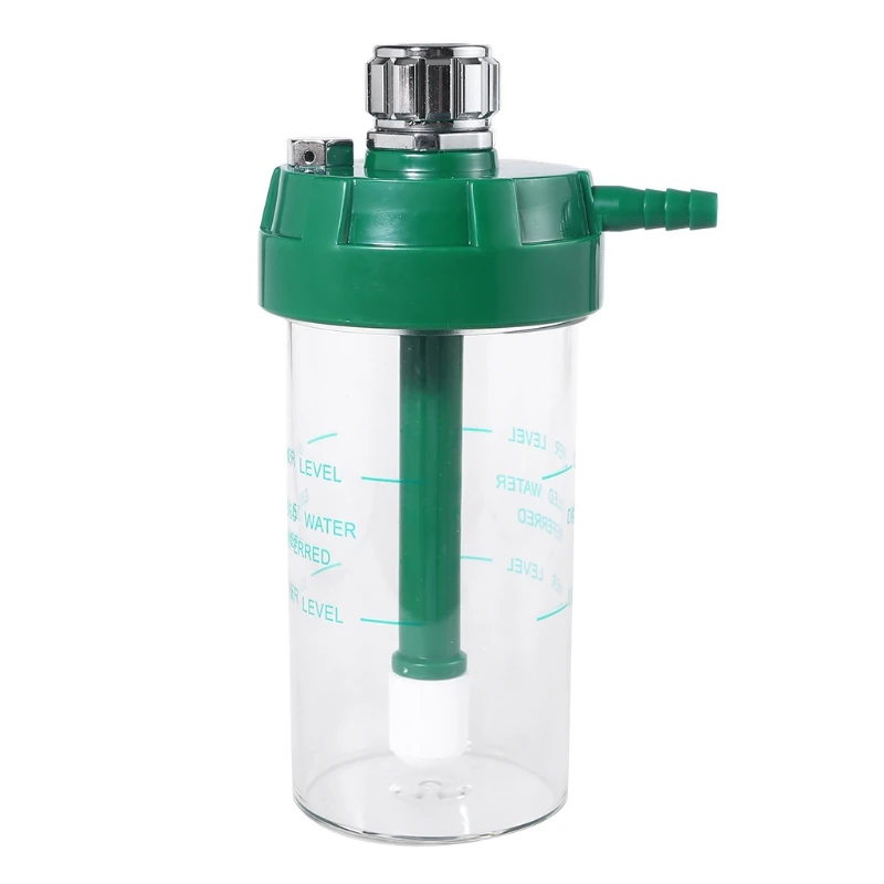 

Dry Humidifier Bottle 200mL for O2 Pressure Gauge Oxygen Regulator 200mL With Indication Line Drop Shipping