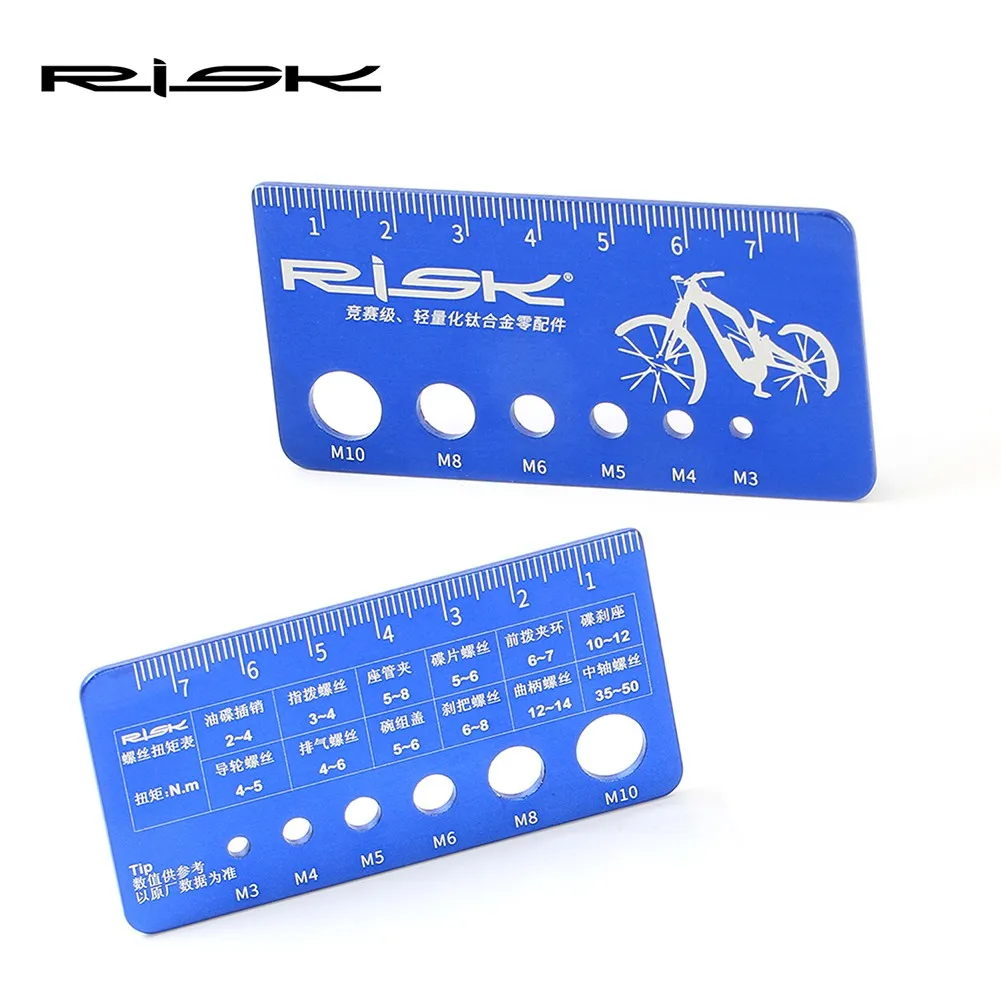 

Gauge Tool Bolt & Screw Gauge Measure Tool Thread Pitch Measure Bike Thread Pitch Measure Aluminum Alloy MTB Bike