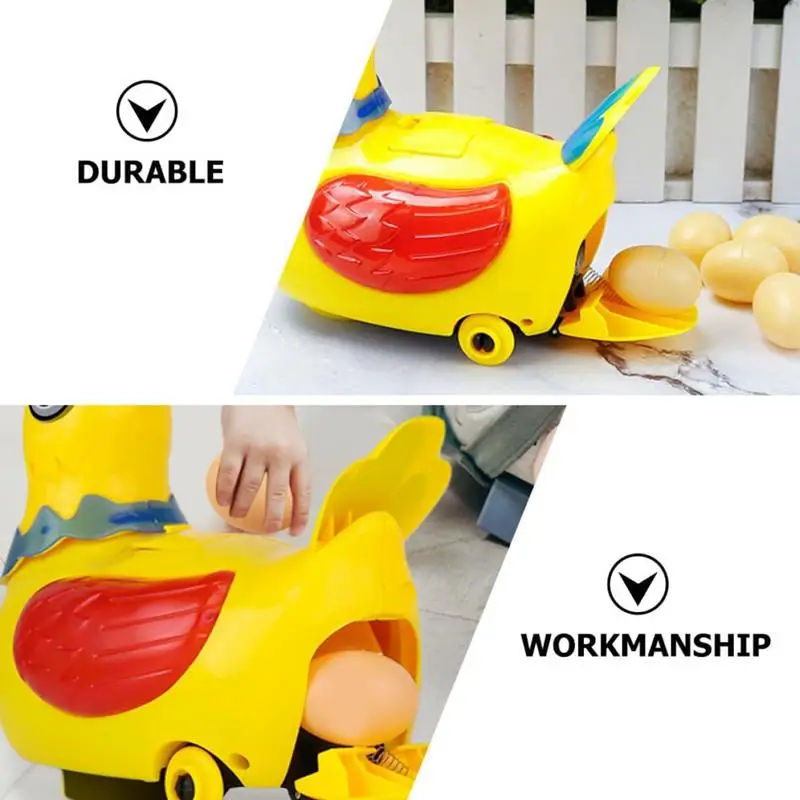 Hen Toy Chick Electric Hen Toy Laying Eggs For Easter Creative Chicken Toy Chicks Walking Lay Mini Decorative Music Set kid Toys 2