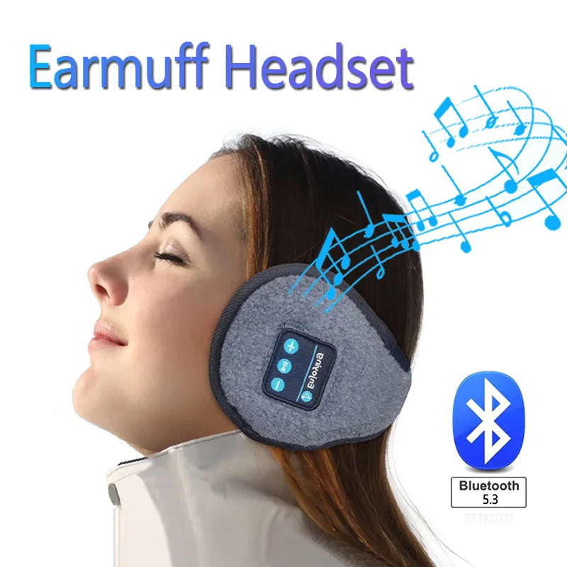 thumbnail image 2 of GRNSHTS Bluetooth Ear Muffs Headphones Ear Warmers, Gift For Men 2 of 11