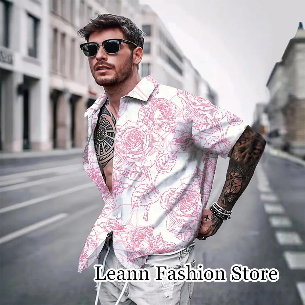 Рисунок 6 - Мужская Летняя гавайская рубашка для отпуска