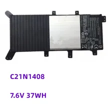 Nueva batería C21N1408 para portátil ASUS VivoBook 4000 MX555 V555L V555LB V555U Series 7,6 V 37WH