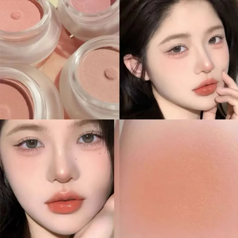 Monochrome Blush Peach Blush Paste Clay Nude Natural Matte Rouge