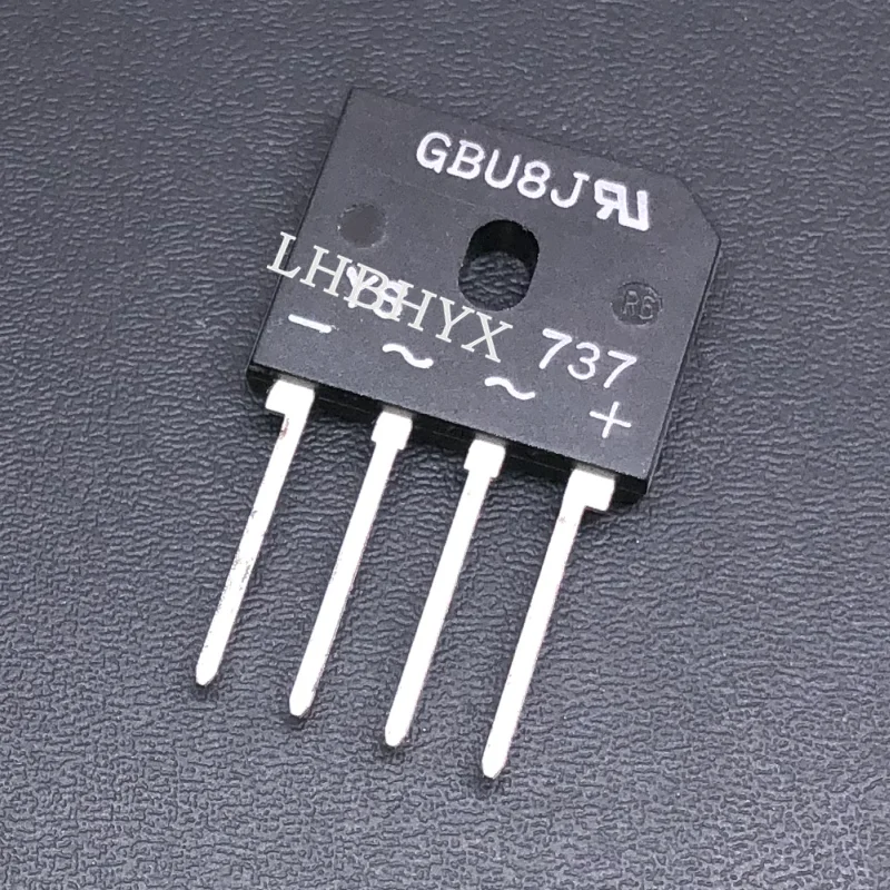 

Мостовой выпрямитель GBU8J, 800 в, 8 А, SIP-4, новый оригинальный, 2 шт., быстрая доставка