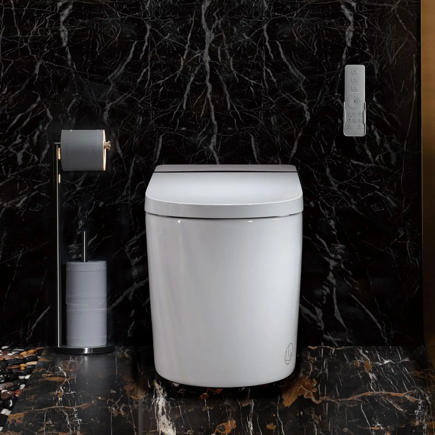 Smart Bidet Toilet,Auto Open & Close,Foot Sensor Operation,Auto Flush,Heated Seat,Tankless One Piece Elongated Toilet,T-0099 2