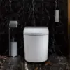 Smart Bidet Toilet,Auto Open & Close,Foot Sensor Operation,Auto Flush,Heated Seat,Tankless One Piece Elongated Toilet,T-0099 2