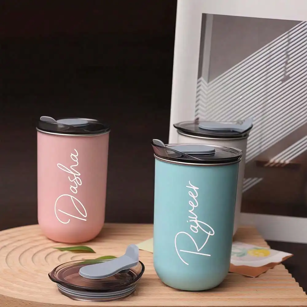 Customized Coworker Gift Mug Personalized Stainless Steel Office Coffee Cup with Name Corporate Team Building Gift