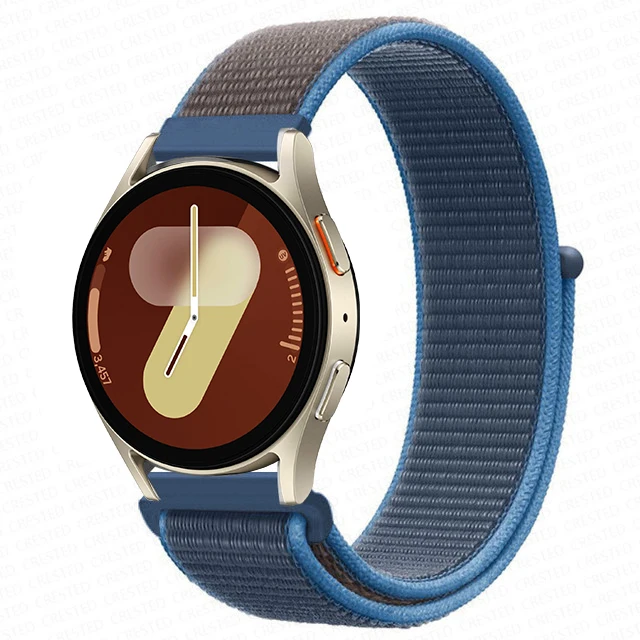 Versatile Nylon Loop Bracelet for Smartwatches - 22mm/20mm Band