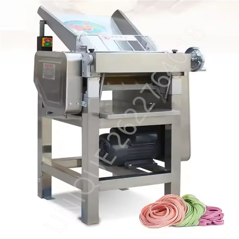 

220V Commercial Pizza Dough Roller Press Machine Electric Dough Sheeter Stainless Steel Dumpling Skin Rolling Machine