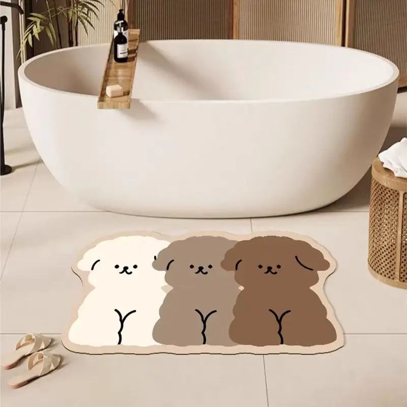 Puppy Bath Floor Mat 1