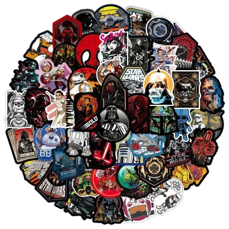 100Pc Star Wars decals for phone and car