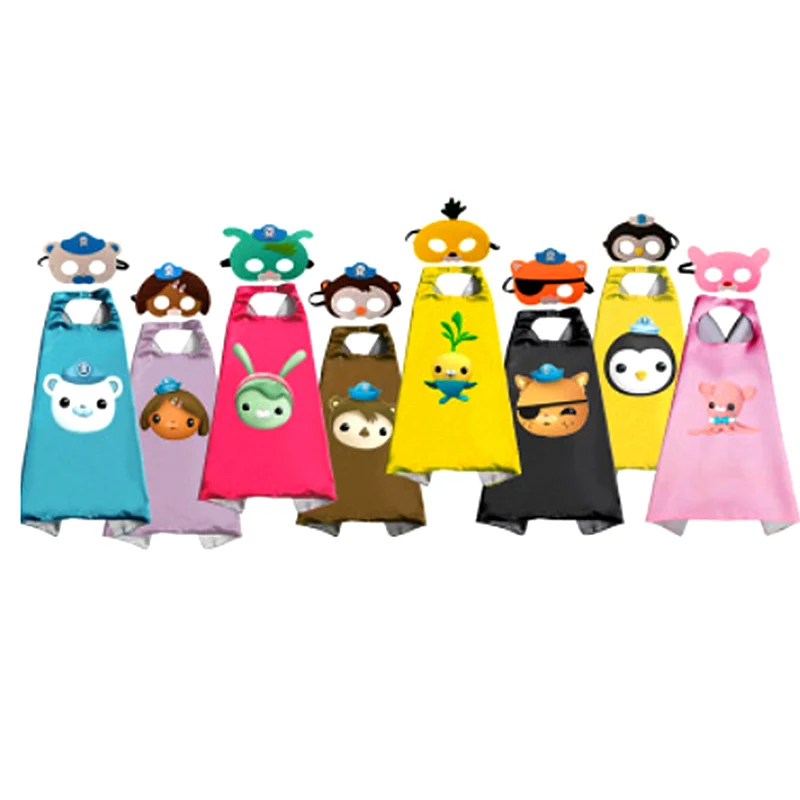 Плащ Octonauts маска комбинированные аниме экшн-фигурки игрушечная мантия для