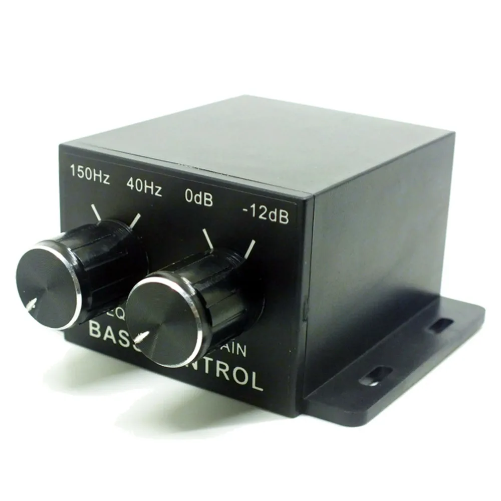 4 RCA Adjust Line Level Volume Amplifier Car Auto Power Audio Conditioner Subwoofer Equalizer Crossover Controller |