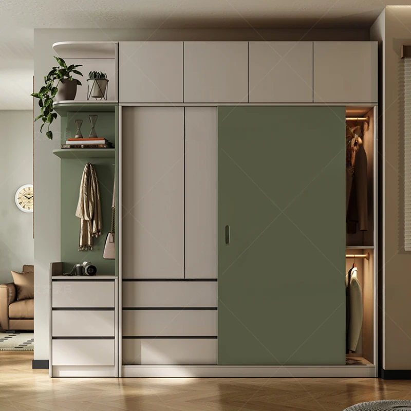 

Living Room Portable Wardrobes Apartment Bedroom Display Lagre Nordic Wardrobes Simple File Tall Guarda Roupa Salon Furnitures