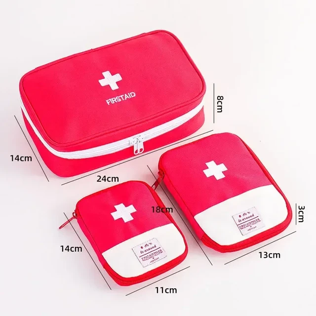 Trousse de premiers secours pour voyage en voiture, grande trousse  d'urgence en plein air, kit de survie en Camping - AliExpress