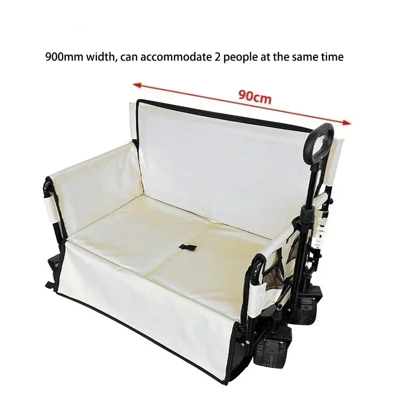 Outdoor Camping Cart, Multi-function Sofa Seat Camper, Children's Reclining Camper