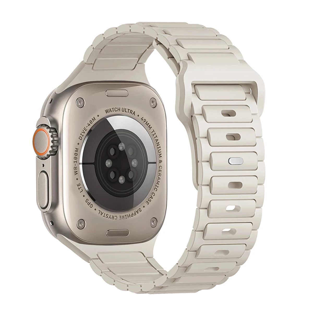 ตัวเลือกสินค้า สร้อยข้อมือซิลิโคนแฟชั่นสำหรับ Apple Watch ทุกรุ่น