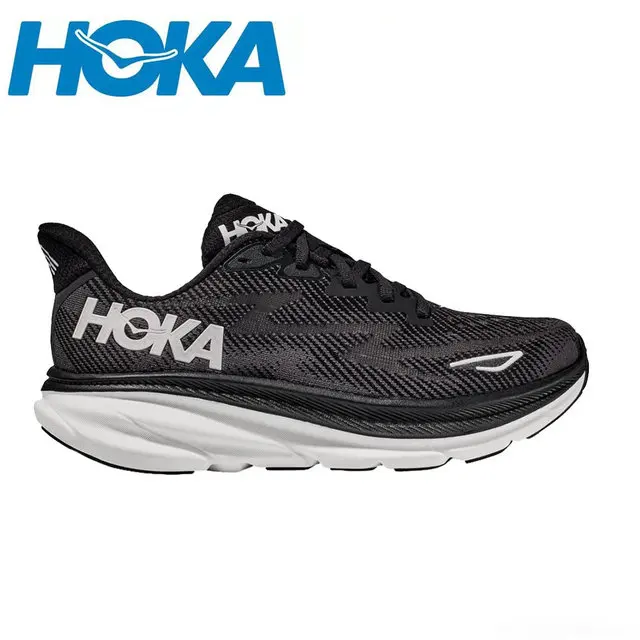 Hoka clifton 9 originální běžecký boty pánská dámská lehoučké čalounění maraton prodyšné autostráda trenér tenisky