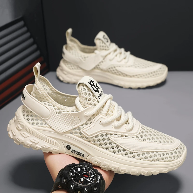Men's Summer Breathable Lightweight Quick-Drying Sports Water Shoes Trendy Climbing aqua Shoes Athletic Sneakers