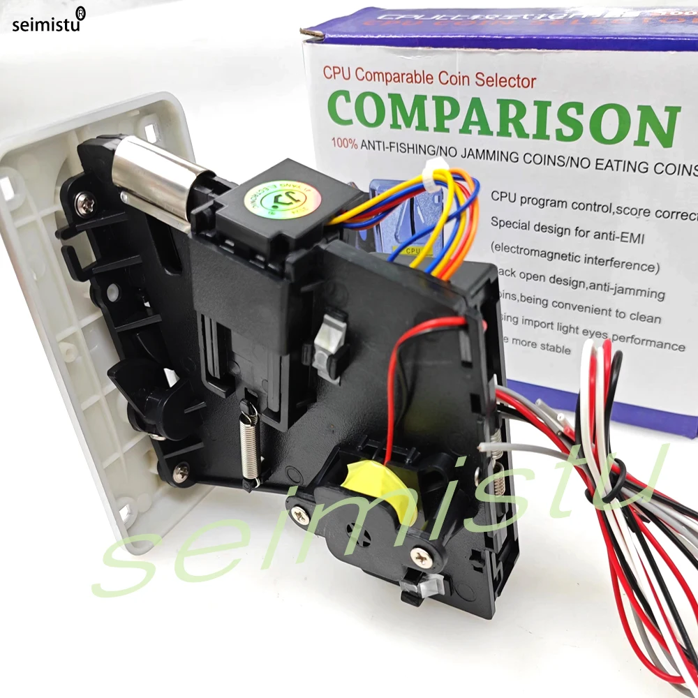 클로 크레인 자동 판매기, 코인 세탁소, 마사지 의자, 아케이드 Jamma 비디오 게임 JY-100F 용 아케이드 코인  수락자-Freehip.co.kr