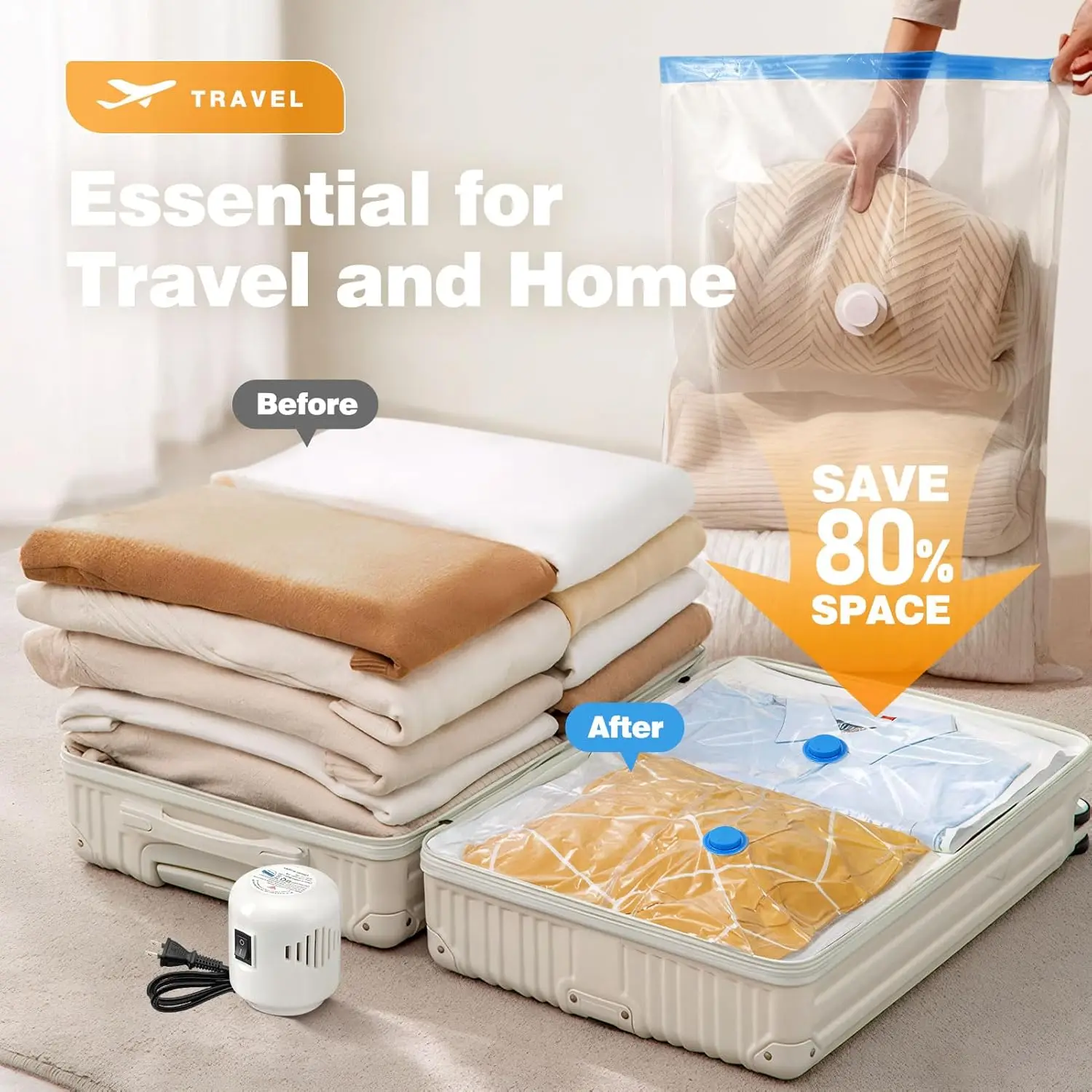 Travel Vacuum Storage Bags image 2