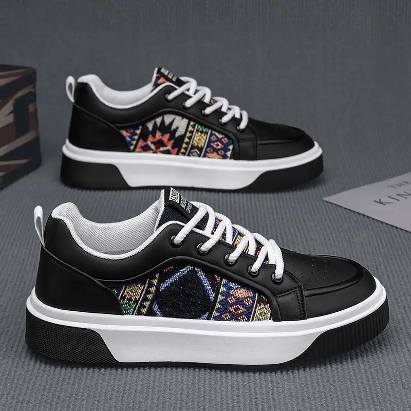 spring men's shoes new casual trend board shoes fashion network red thick sole sports ins fashion