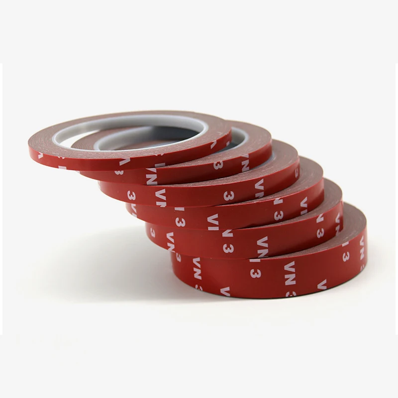 3 Meters 3-60mm Double Sided Tape Strong Permanent Acrylic Foam Adhesive Car Home Indoor High Temperature