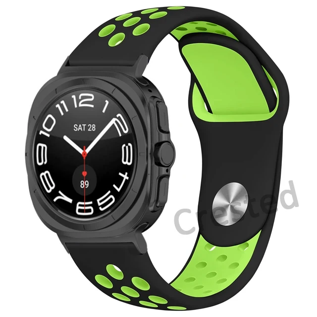 Breathable Silicone Sport Band for Smartwatch - 47mm Strap