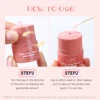 USHAS Moisturizing Lip Mask Hydrating Transparent Liquid Lip Balm Rotating Exfoliating Lip Mask for Winter and Autumn Lip Care 3