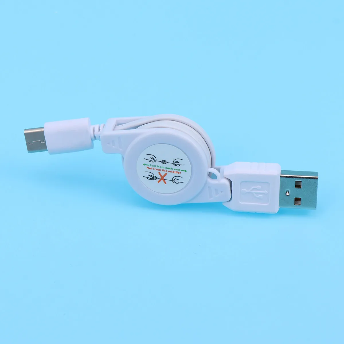 USB 3.1 휴대용 접이식 Type-C 충전 케이블 고속 충전기 코드 데이터 동기화 케이블 안드로이드 폰과 호환 가능