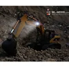 WLtoys 16800 1/16 2.4G Excavator RC Car Toys Styling 23 Channel Road Construction All Metal Truck Autos With LED Light Smoke 5
