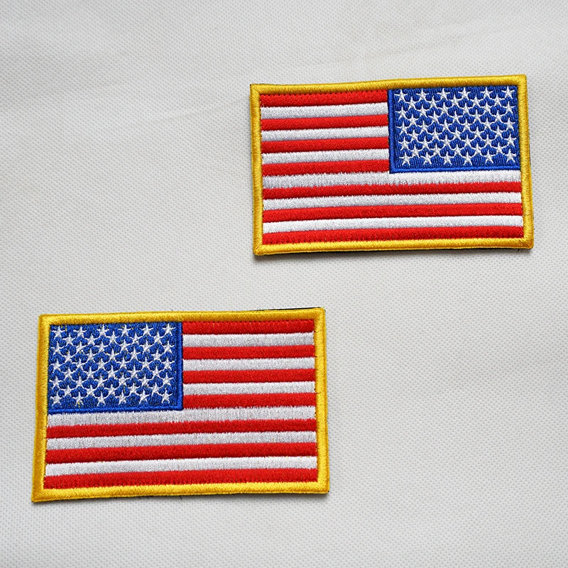 TSNK Embroidery Patch Tactical Badge Large Size "USA FLAG" Armlet embroidery patch