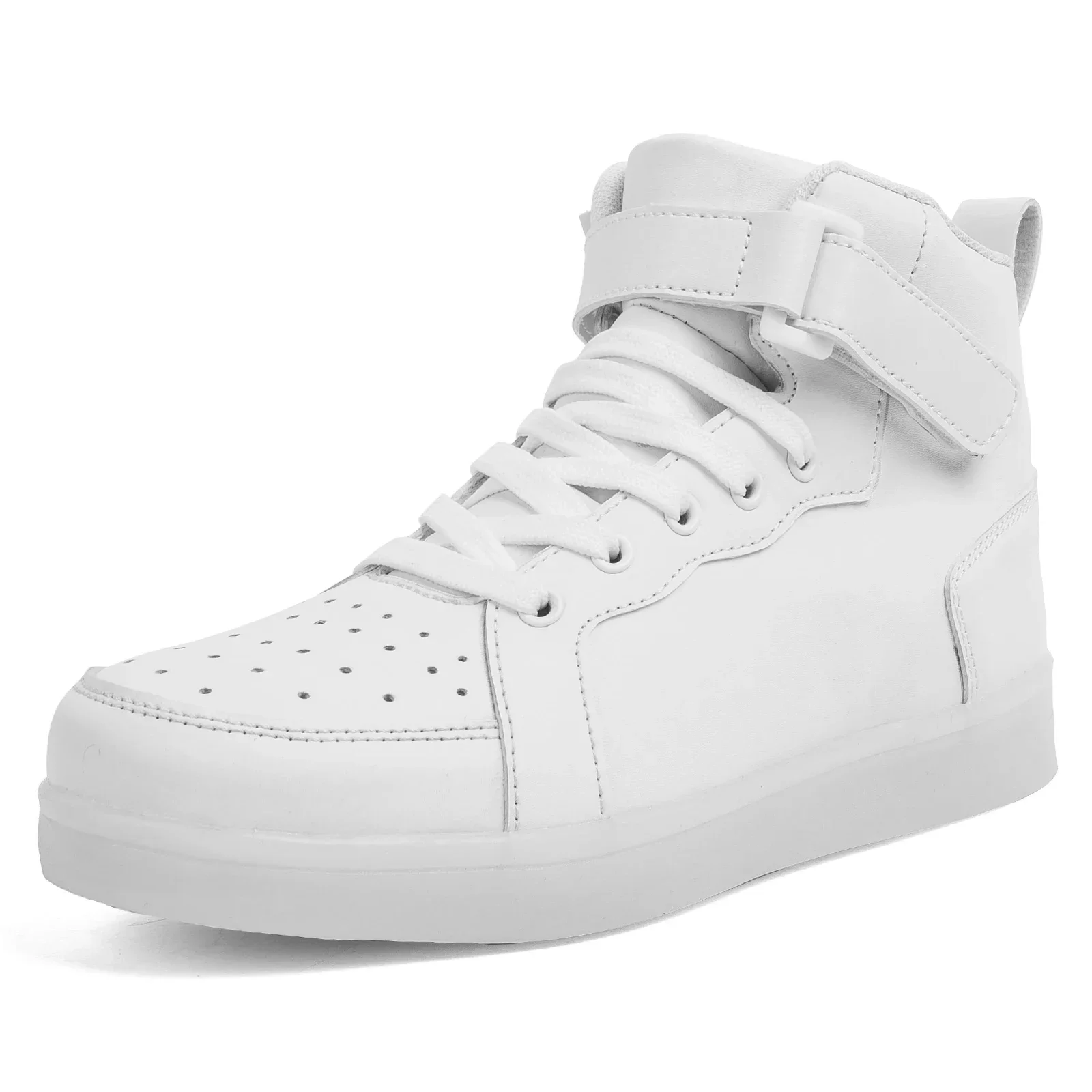 크기 25-40 어린이 빛나는 운동화 소년을위한 어린이 빛나는 운동화 소녀 빛나는 단독 조명 신발 남자와 운동화를 주도