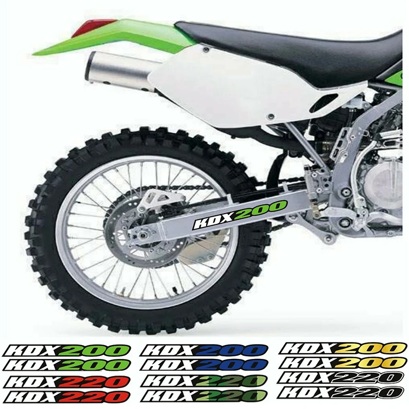 Motorcycle Accessories STICKERS FOR KAWASAKI KDX 200 1983-2006 220R 1997-2005 дневники 1973 1983