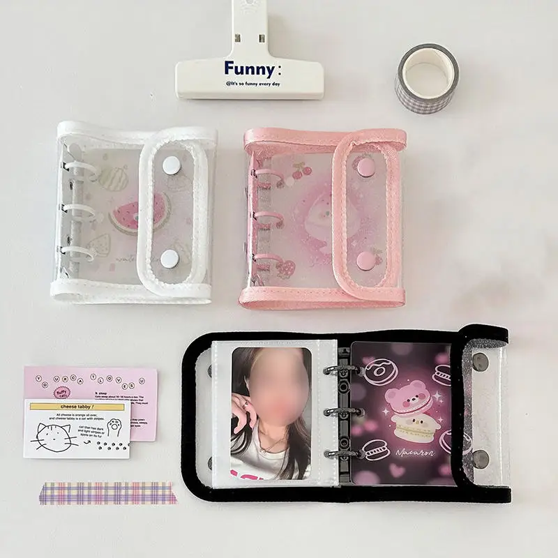 Cute Photocard Holder Binder Kpop Idol Photo Album Photocards Collect Book Album for Photographs Kawaii Stationery