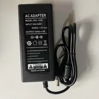 Адаптер питания постоянного тока 12 В 5 А + 1–2 разветвителя кабеля питания для камер видеонаблюдения DVR Аналоговая камера AHD TVI CVI DVR Systems — изображение 2