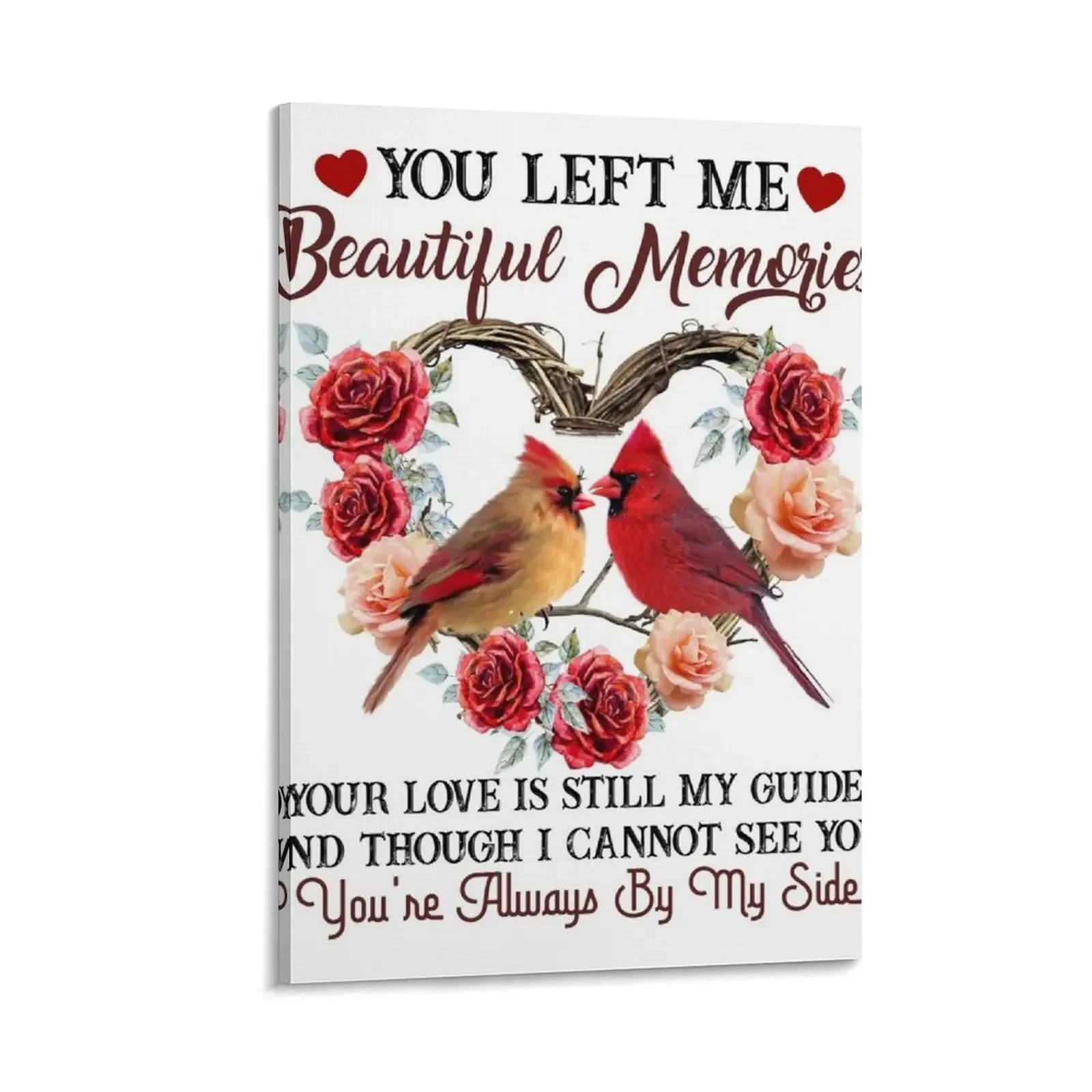

You Left Me Beautiful Memories Canvas Painting Decoration for home wall art canvas painting