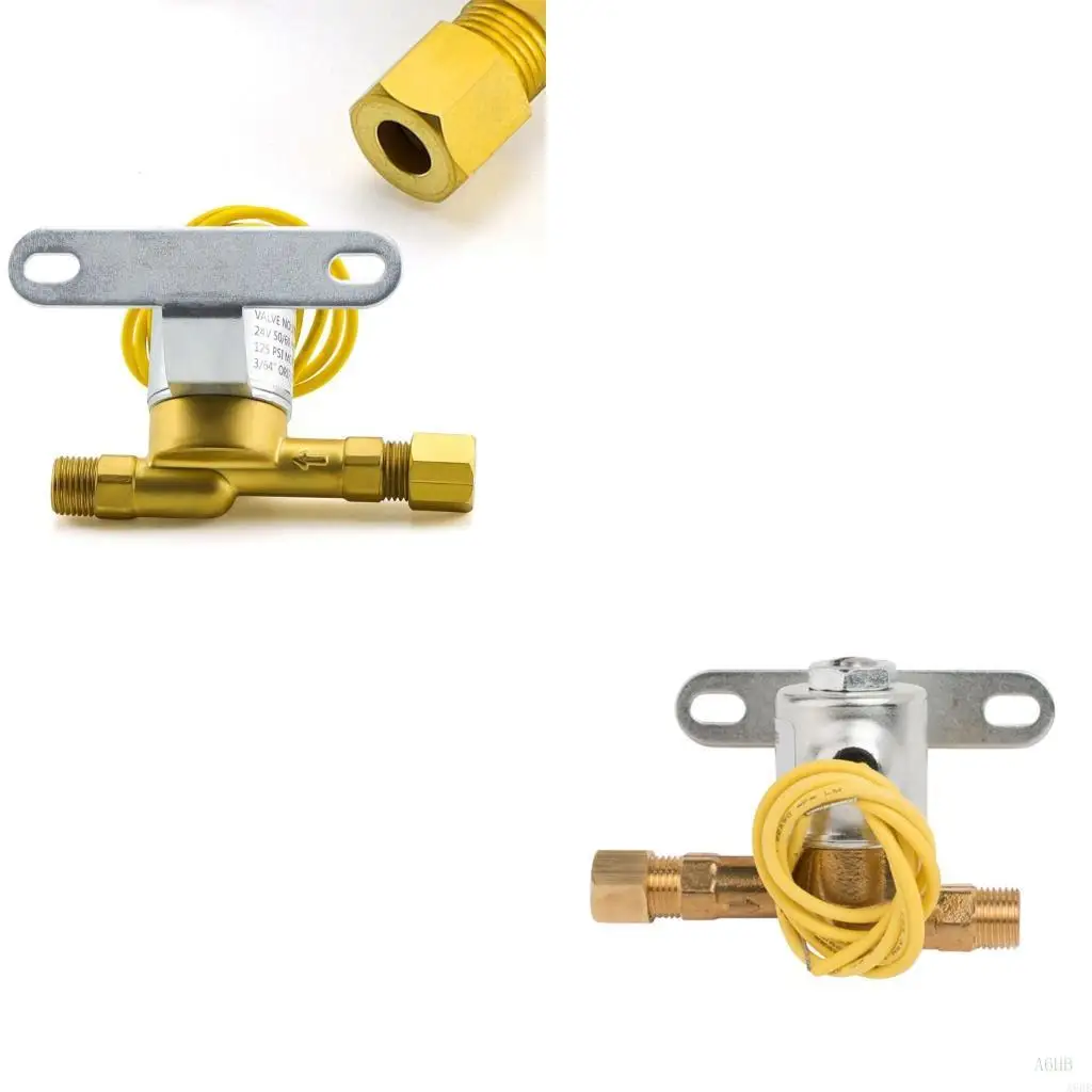 A6HB 24V Humidifier Solenoid Valves 1.5L/Min Rate Electromagnetic ...