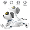 Remote Control Dog RC Robotic Stunt Puppy Voice Toys Handstand Push-up Electronic Pet Dancing Robot Sound for Kid Boys and Girls 3