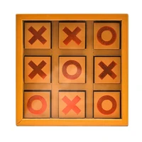 Unique Gift Classic Wooden Tic Tac Toe XOXO Best Strategy Board Games for Adults And Kids Juegos De Mesa Familiares Divertidos 1