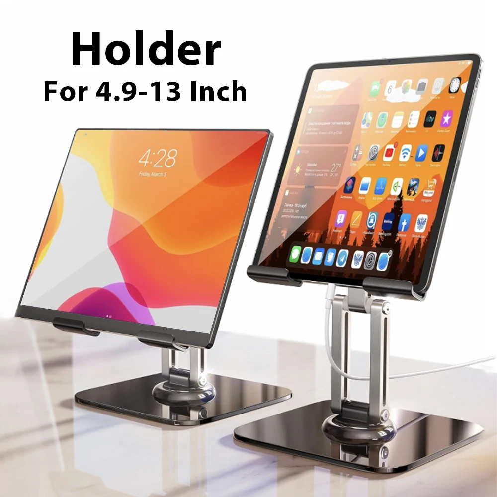 Tablet Holder Tablet Stand 360&deg; Rotatable Foldable Desktop Stand For iPad Pro 13 11 Xiaomi Huawei Samsung Pad Phone Support Portable Bracket mobile phone holder ipad laptop holder