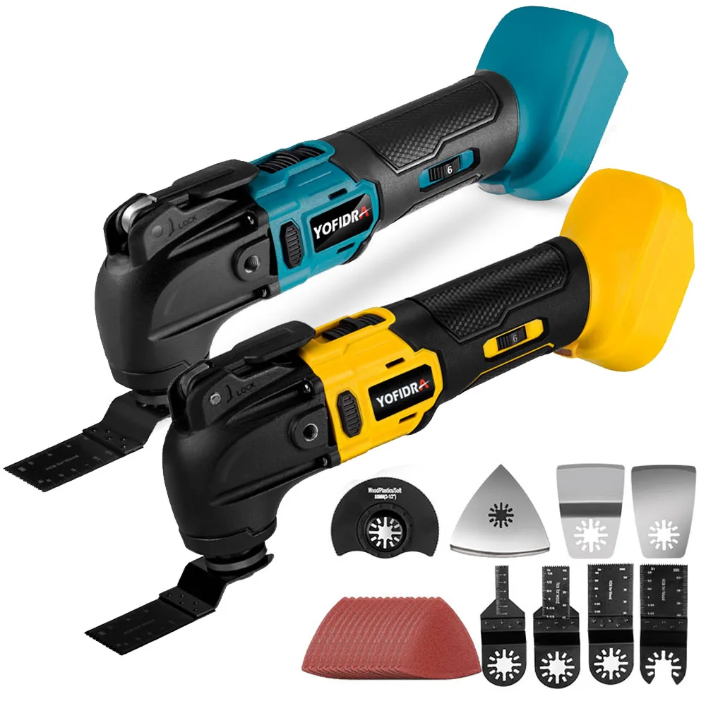 Brushless Electric Oscillating Multi-Tools Cordless 6 Variable Speed Shovel Cutting Machine Household For Makita 18V Battery