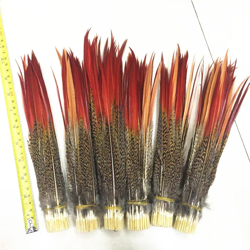 Venta Al Por Mayor De Plumas De Faisán Natural Con Cuello De Anillo Para Manualidad, Plumas De 10-75cm, Accorios De Decoración Para Fitas, Bodas Y Carnaval - AliExprs 15