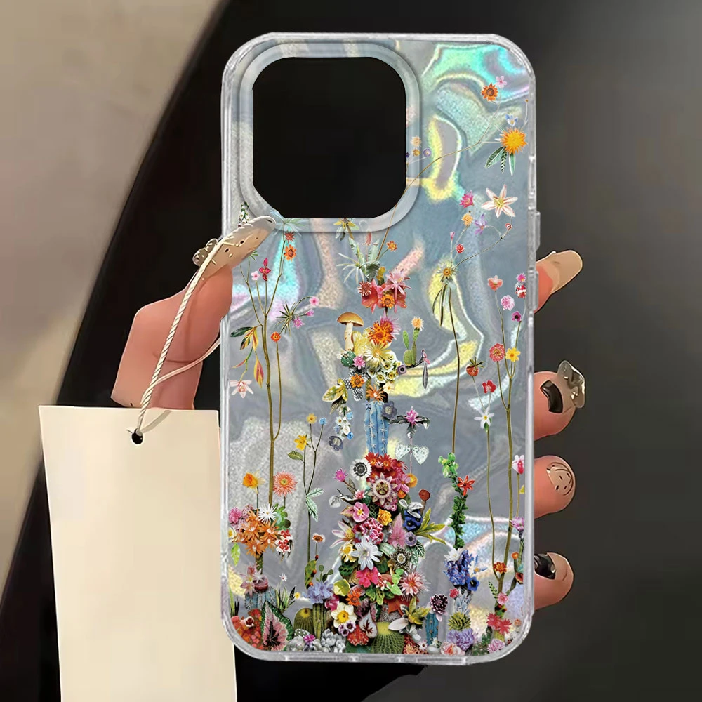 Purple Flower Rabbit Women's Phone Case Shell - Stylish and Popular Cover