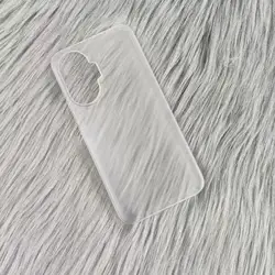 Matte Hard Phone Case - Shockproof Solid Color Slim PC Back Cover with Shell Protection - Poco F7 (Clear)
