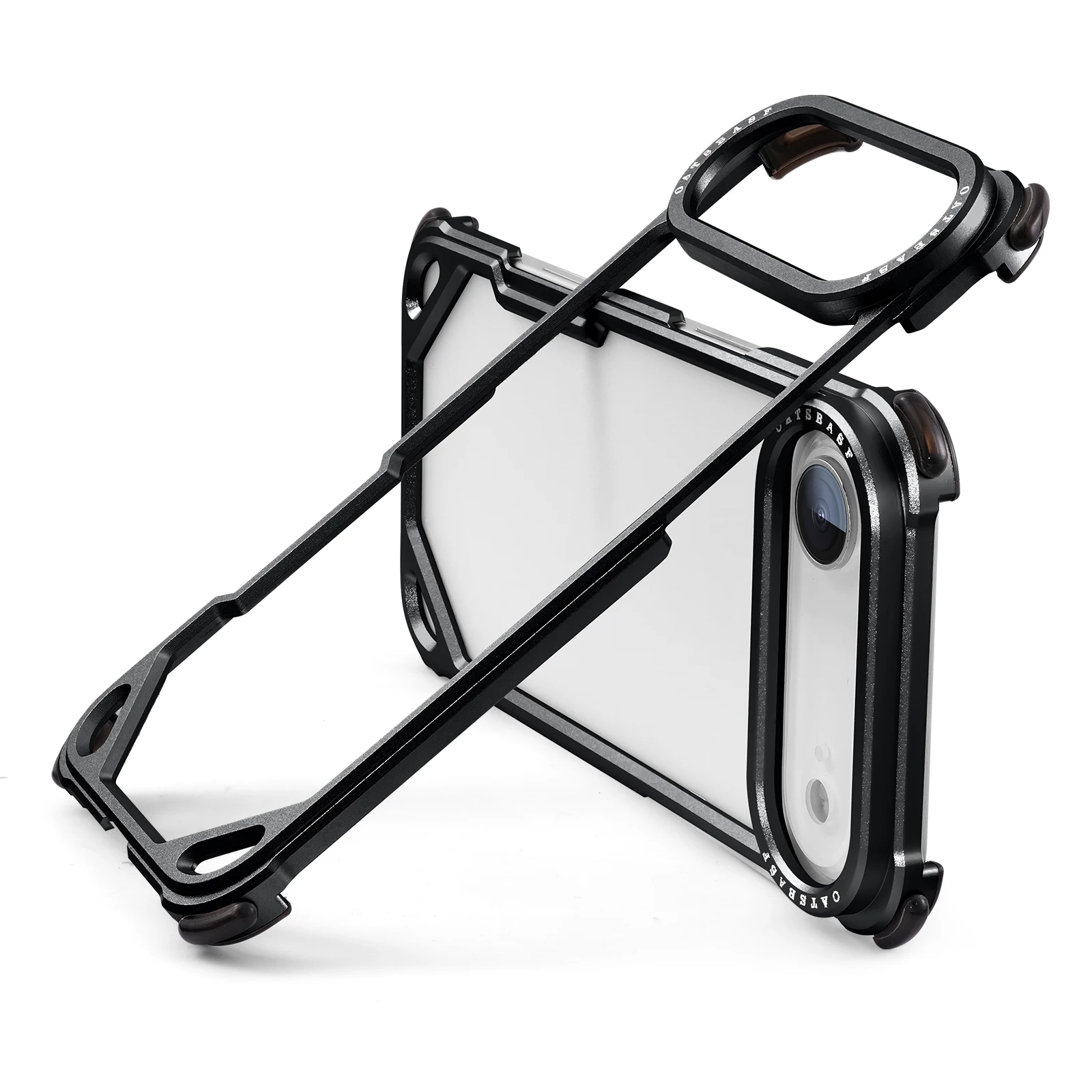 Eary Aluminum Alloy Frameless Shockproof Phone Cover with MagSafe Compatibility