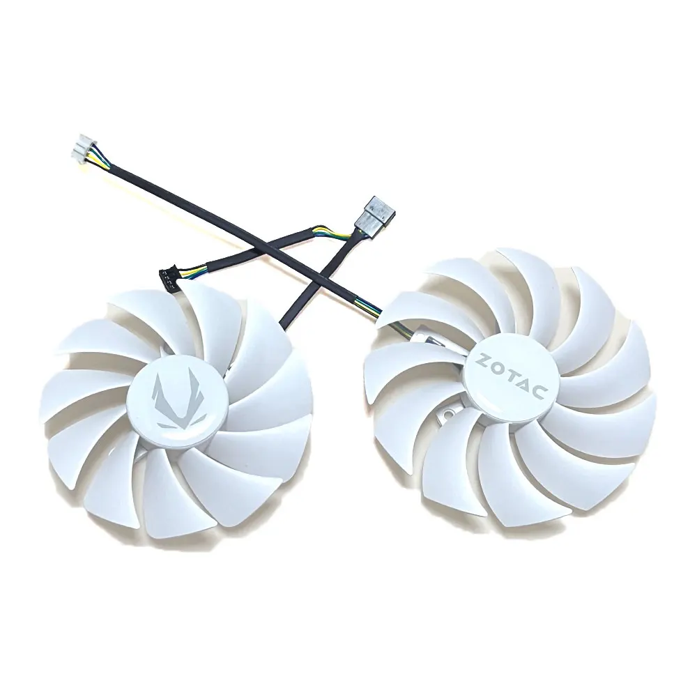 NEW 88MM/100MM RTX 3060 AMP White GPU Fan,For Zotac RTX 3060 Ti、RTX 3060 AMP White、RTX 3070 Twin Edge Video card cooling fan 2