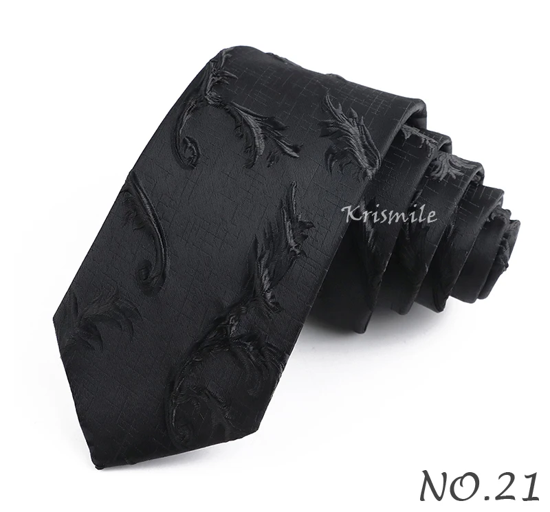 Neuheit Floral Welle Imitation Stickerei Krawatte Für Männer Frauen Business Hochzeit Party Luxus Blume Krawatte Bräutigam Kragen Zubehör – Detail 23