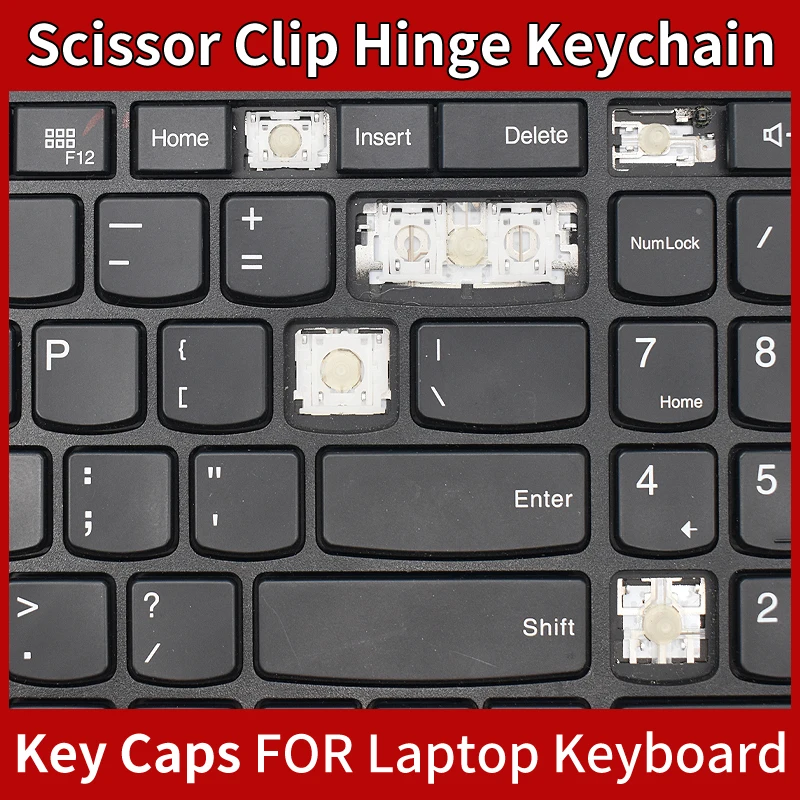 Thinkpad P51 P71 백라이트 Teclado 01HW200 01HW282 SN20M15446 Fit P50 P70 P70S 용 교체 키캡 키 캡 시저 클립 힌지